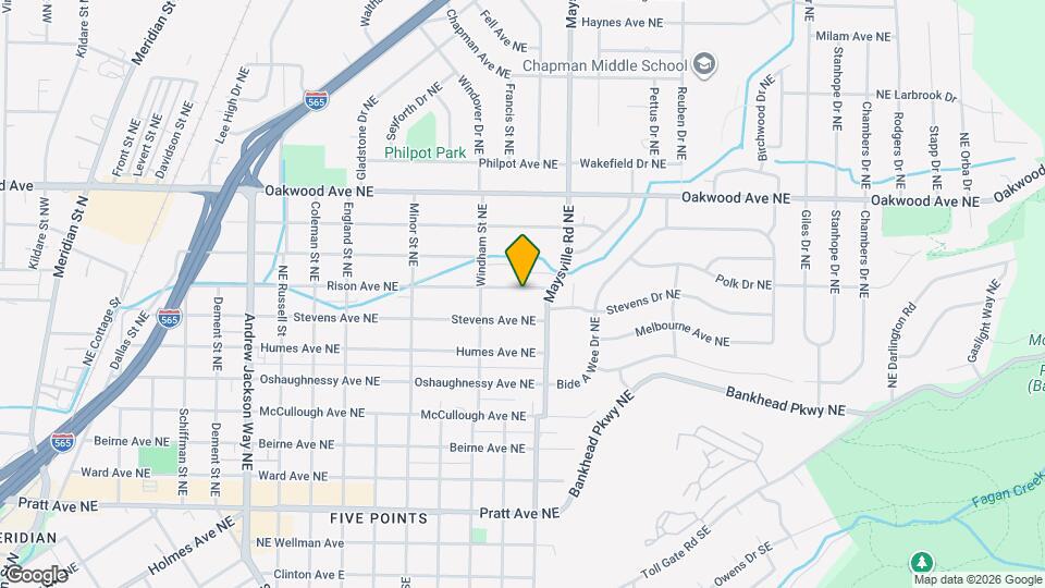 1602 Rison Ave NE Map and Location Details