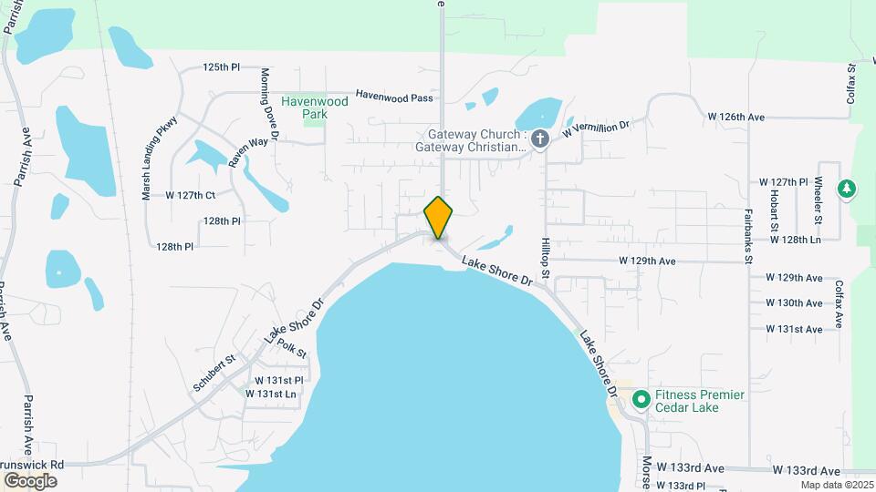 12910 S Cline Ave Mapa y Detalles de la Ubicación