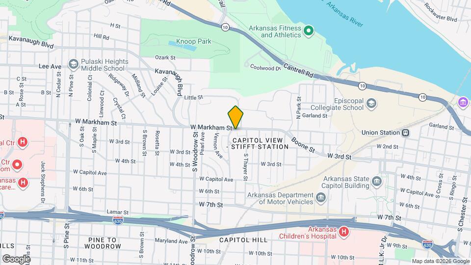 101 Fountain Ave Map and Location Details