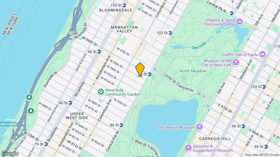 14 W 95th St Map and Location Details