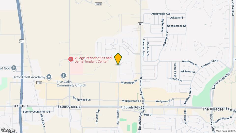 12109 NE 51st Cir Map and Location Details