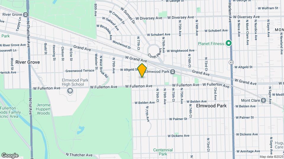 2419 N 77th Ct Map and Location Details