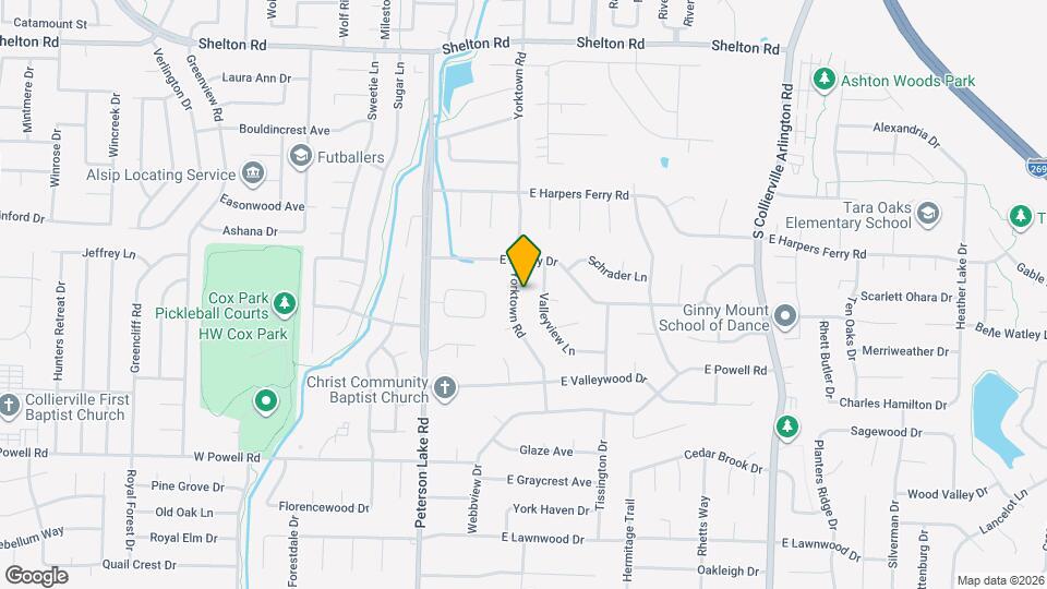 980 Yorktown Rd Mapa y Detalles de la Ubicación