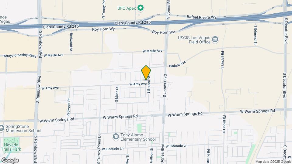 6250 W Arby Ave Map and Location Details