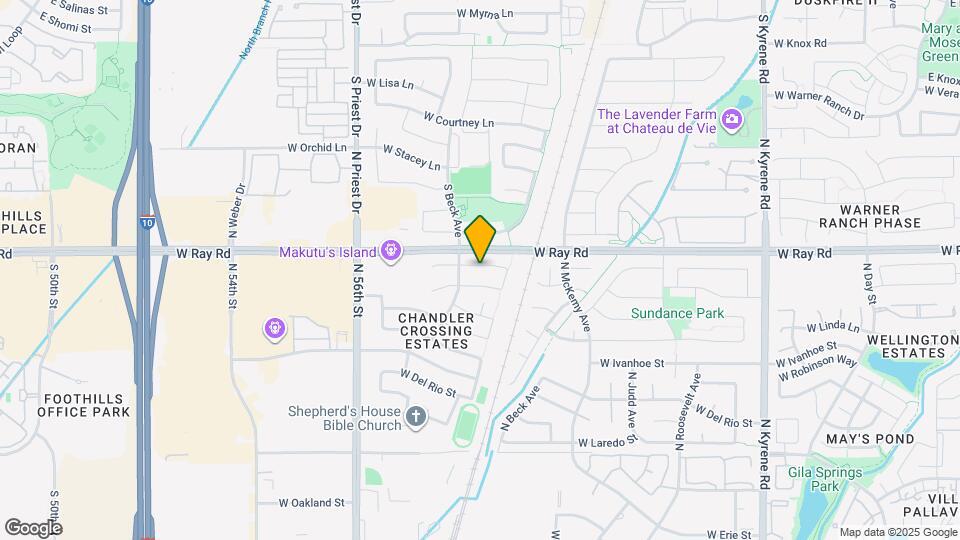 6681 W Megan St Map and Location Details