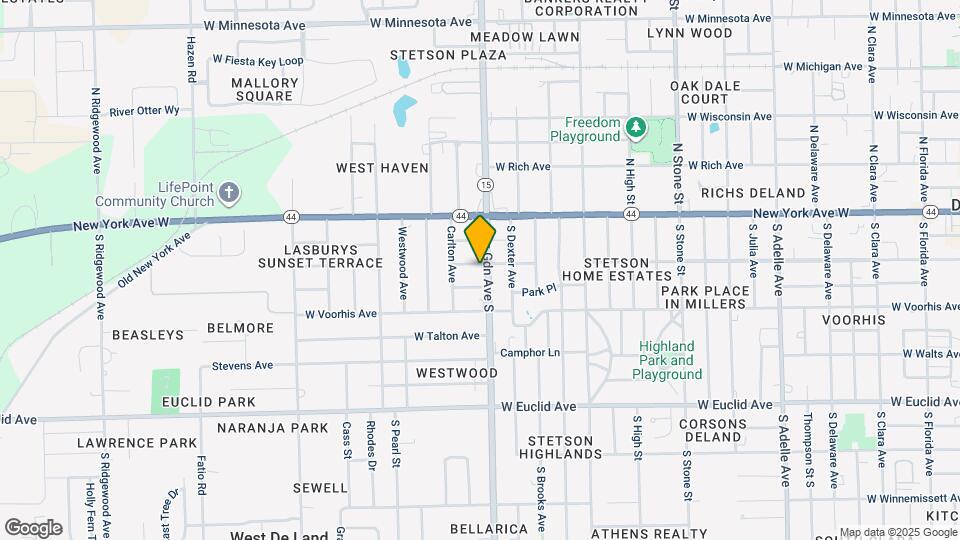 300 S Spring Garden Ave Mapa y Detalles de la Ubicación