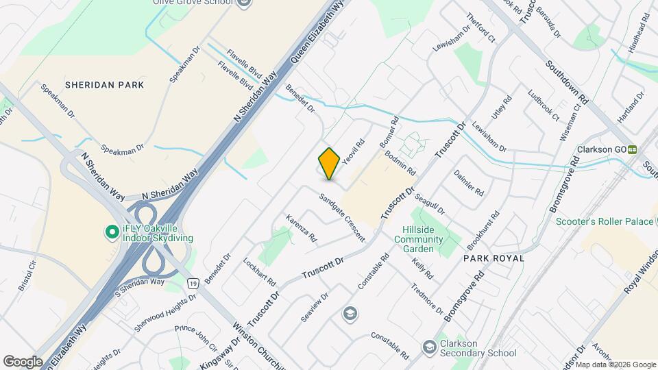 2545 Padstow Crescent Map and Location Details