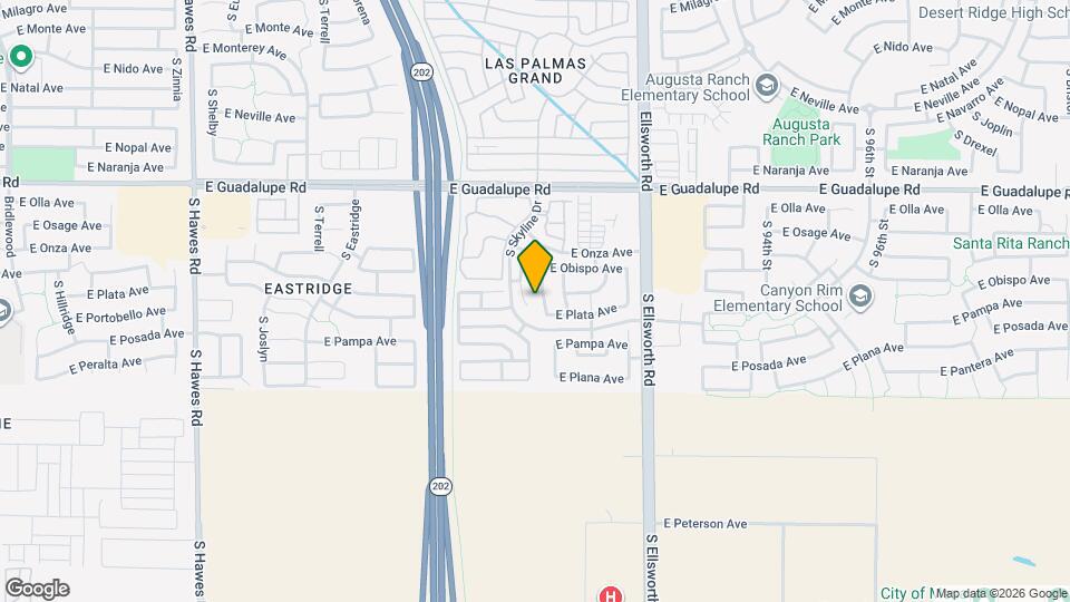 3017 S Mandy Cir Map and Location Details