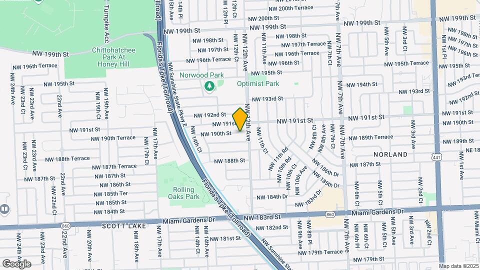 1220 NW 190th St, Unit 1 Map and Location Details