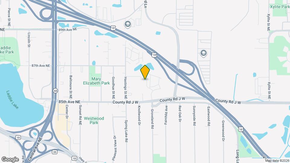 8652 Kenyon Ct NE Map and Location Details