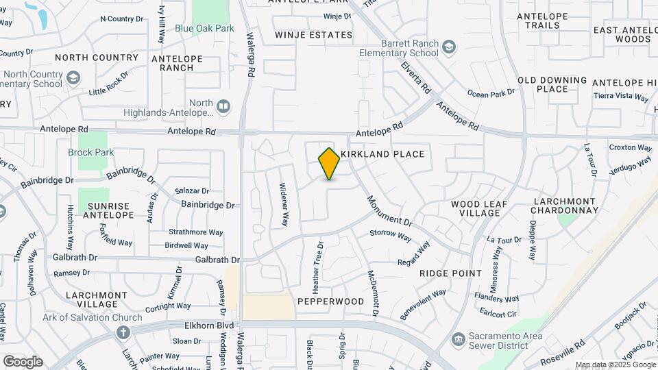4601 Tippwood Way Map and Location Details