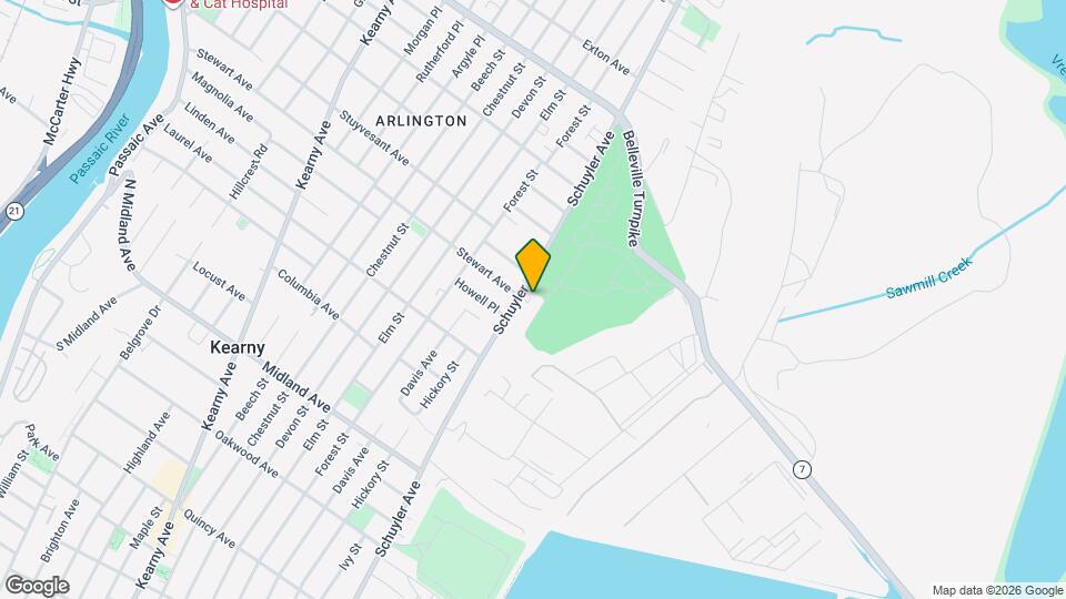 741 Schuyler Ave Map and Location Details