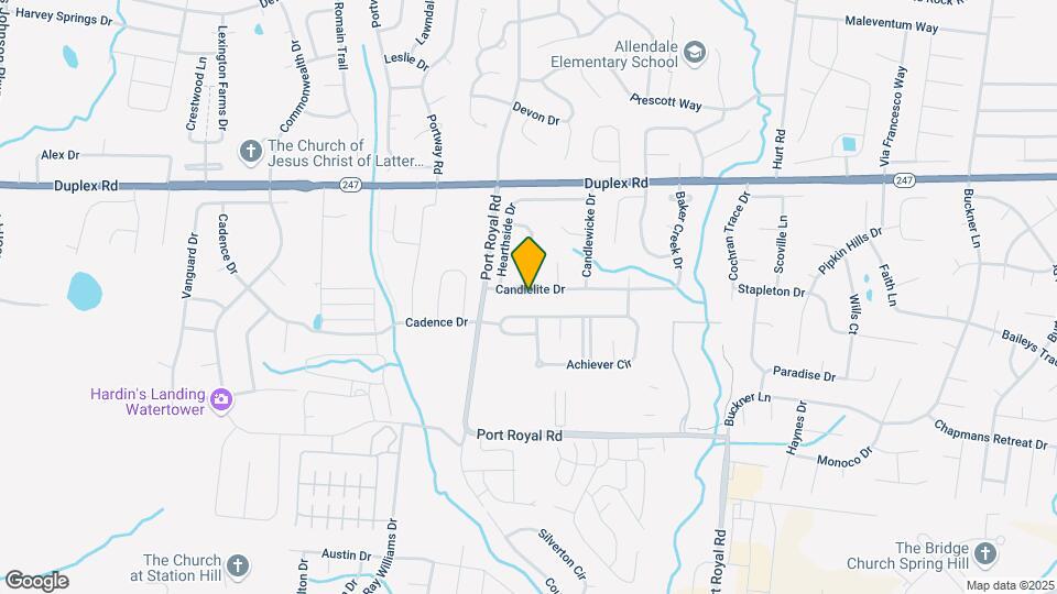 3019 Candlelite Dr Map and Location Details