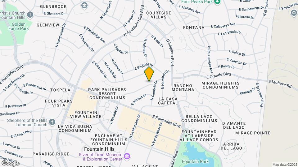 16746 E Westby Dr Mapa y Detalles de la Ubicación