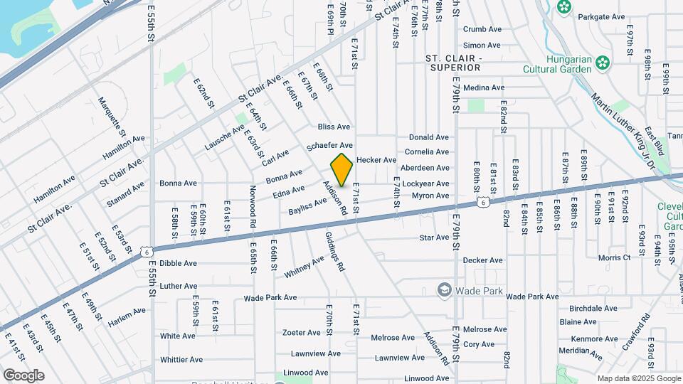 1245 Addison Rd Map and Location Details