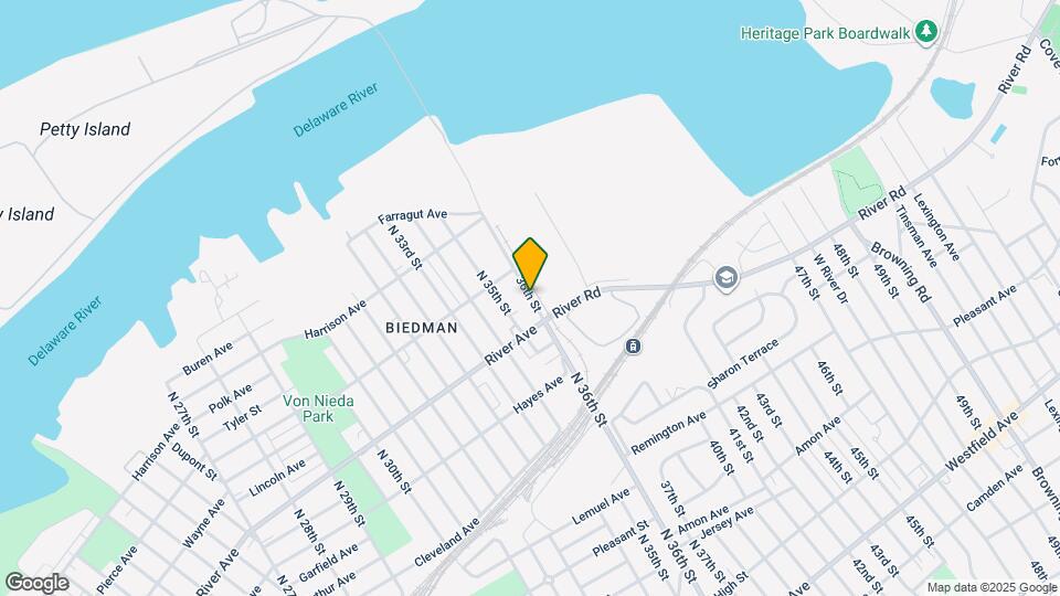 1025 N 36th St Map and Location Details