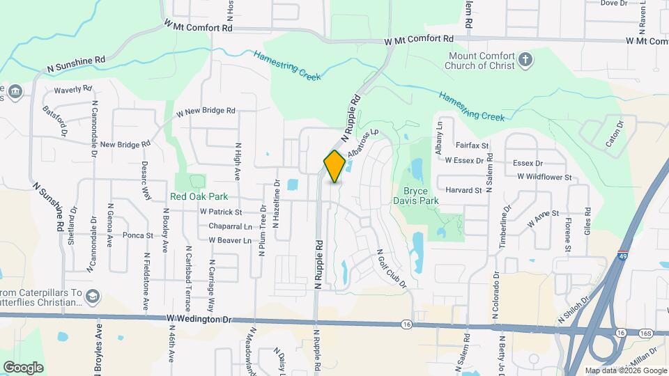 1672 N Izard Ln Map and Location Details