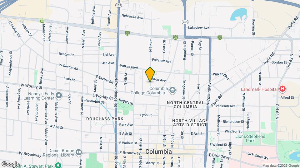707 N 7th St Map and Location Details