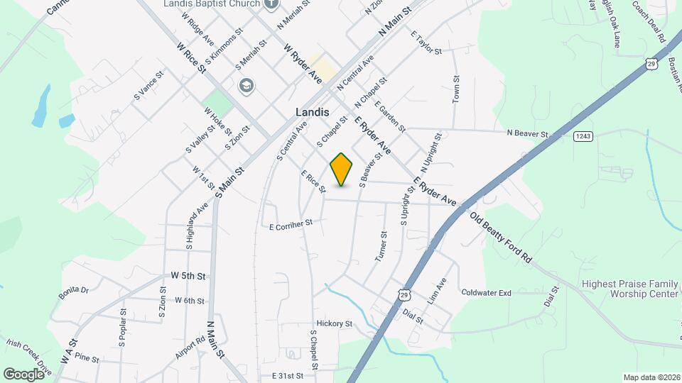 513 E Mills Dr Map and Location Details