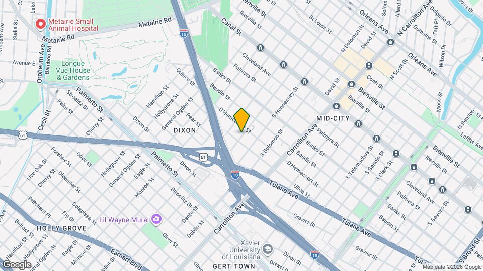 621 S Alexander St Map and Location Details