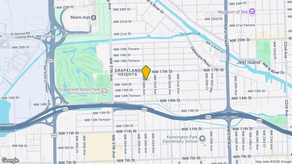 3361 NW 16th St Map and Location Details