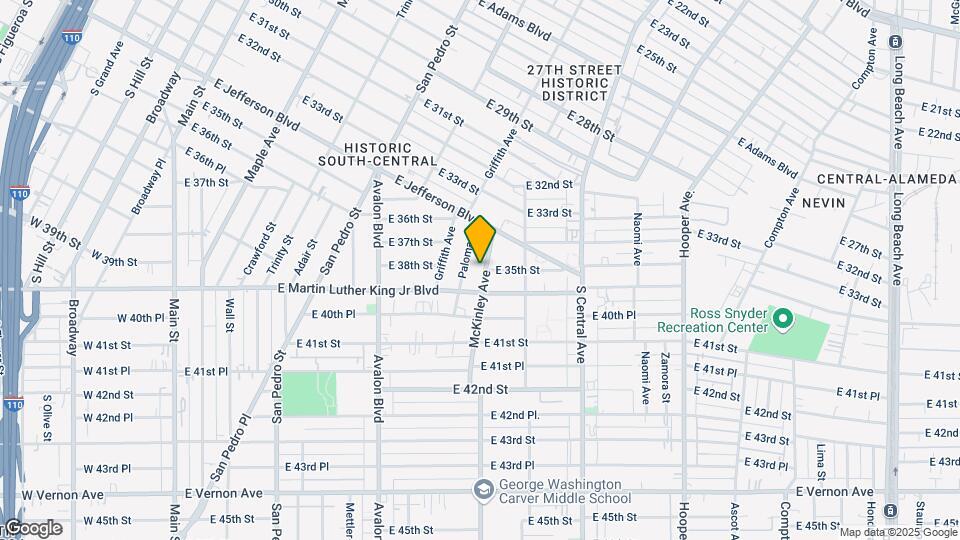 3501 McKinley Ave Map and Location Details