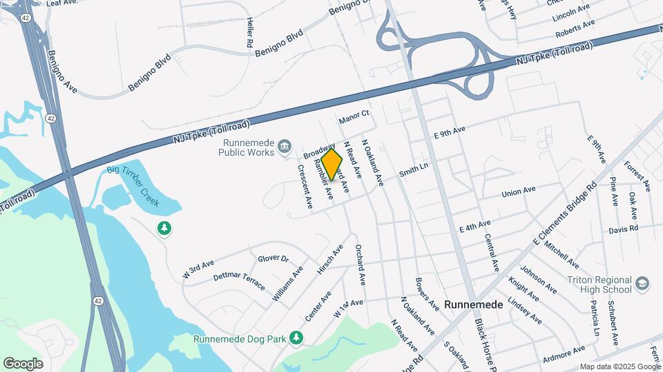 832 Rambler Ave Map and Location Details