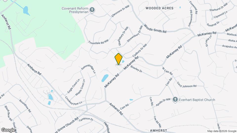 5117 McKamey Rd Map and Location Details