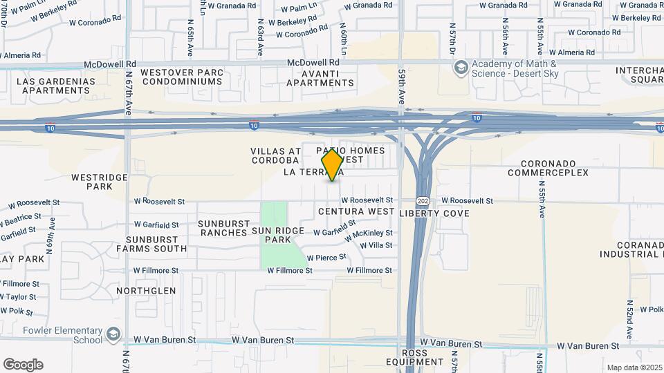 1017 N 61st Dr Map and Location Details