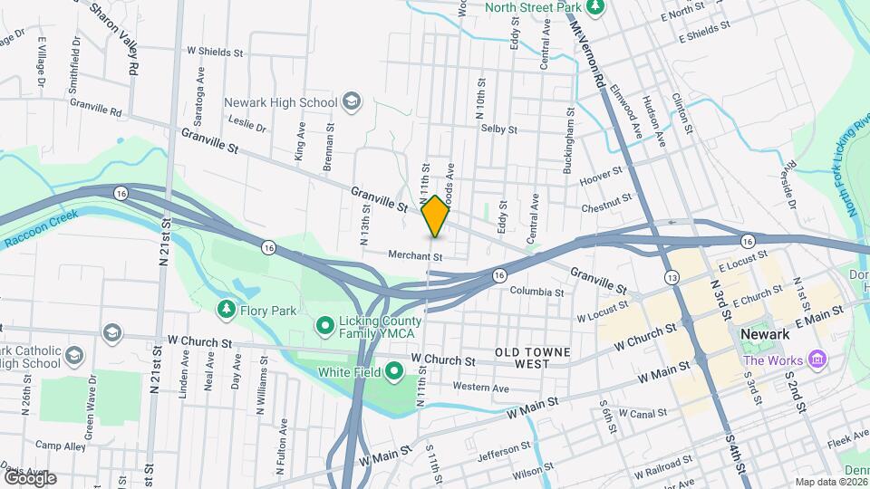 202 N 11th St Map and Location Details