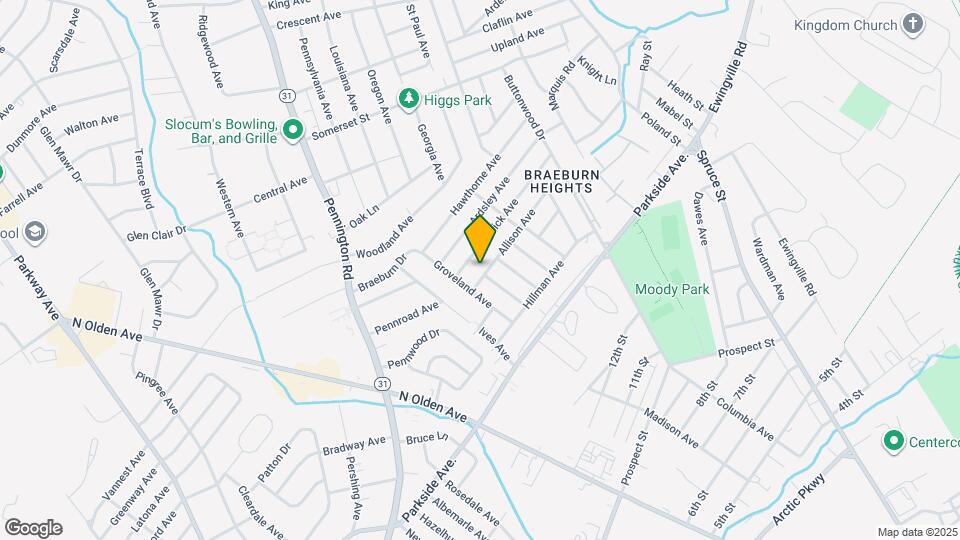 14 Allison Ave Mapa y Detalles de la Ubicación