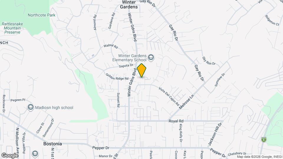 8422 Pueblo Rd Map and Location Details