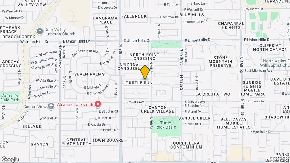 861 E Lola Dr Map and Location Details