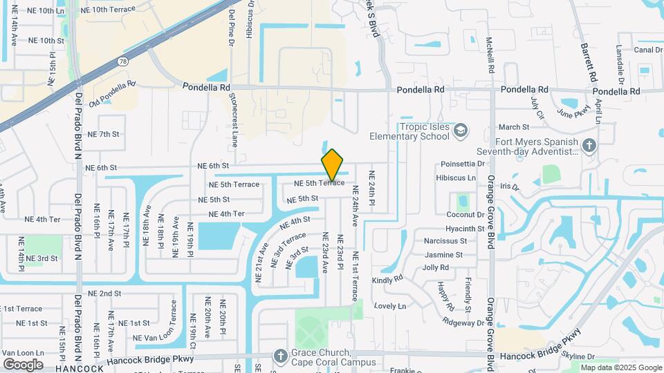 2306 NE 5th Terrace Mapa y Detalles de la Ubicación