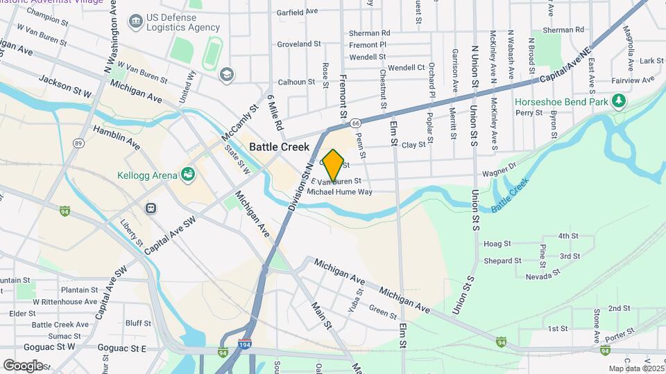 98 E Van Buren St Map and Location Details