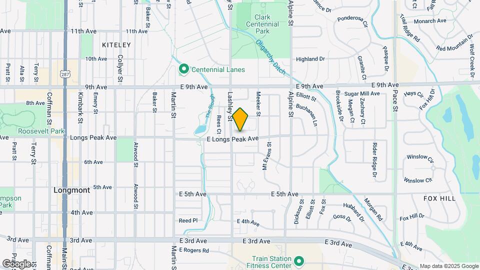 212 E Longs Peak Ave Map and Location Details