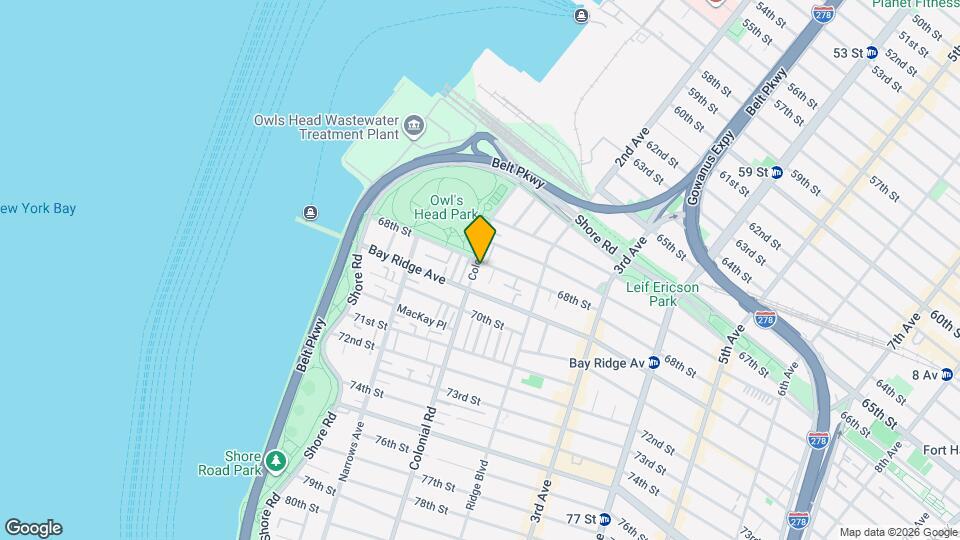 6801 Colonial Rd Map and Location Details