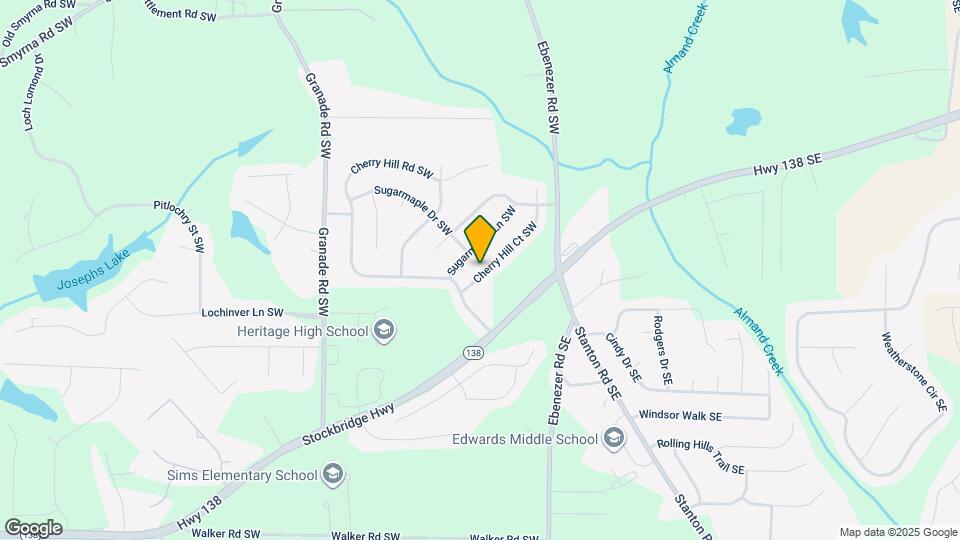 1627 Cherry Hill Ct SW Map and Location Details