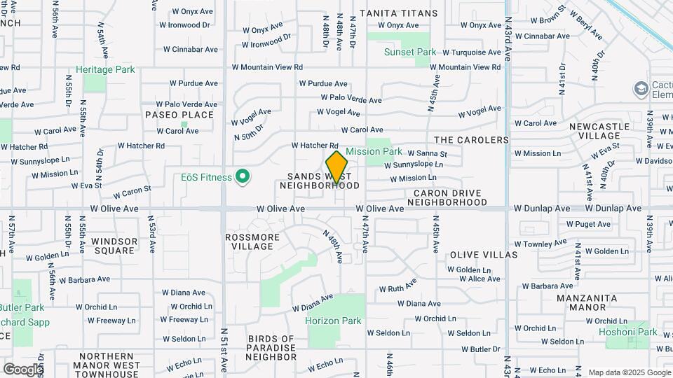 4764 W Eva St Map and Location Details
