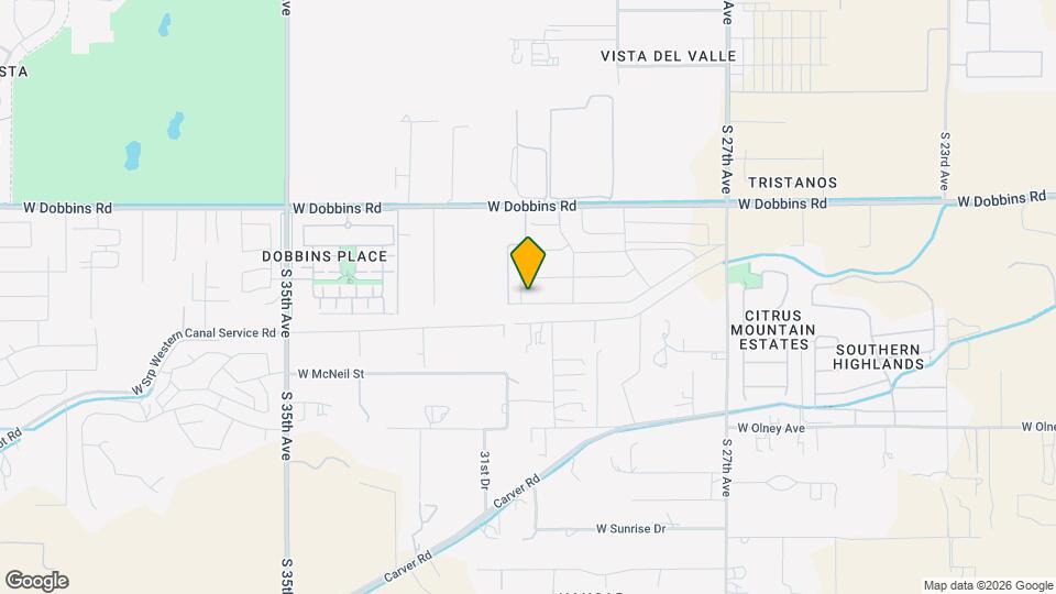 3044 W Monte Way Map and Location Details