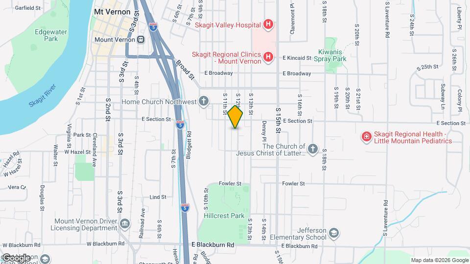 1221 S 12th St Map and Location Details