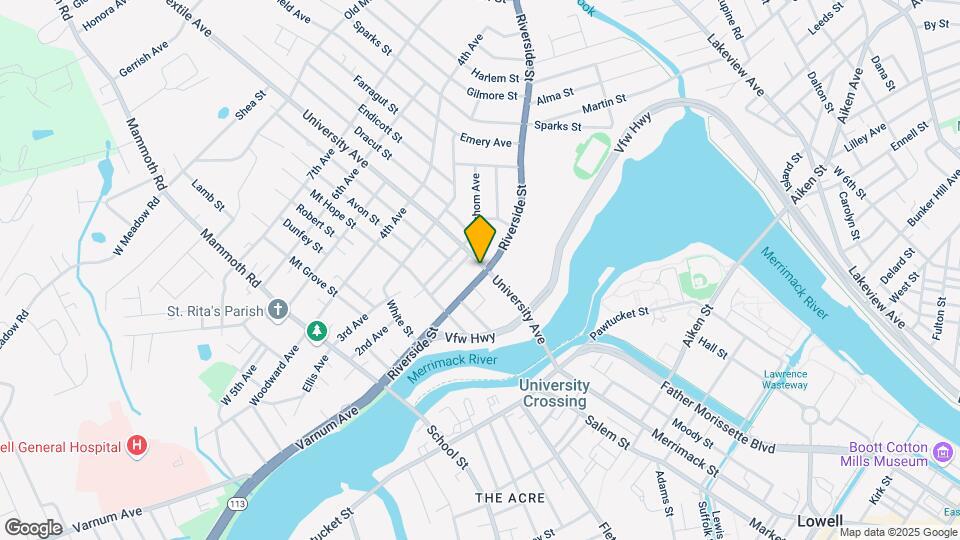 170-172 Riverside St Mapa y Detalles de la Ubicación