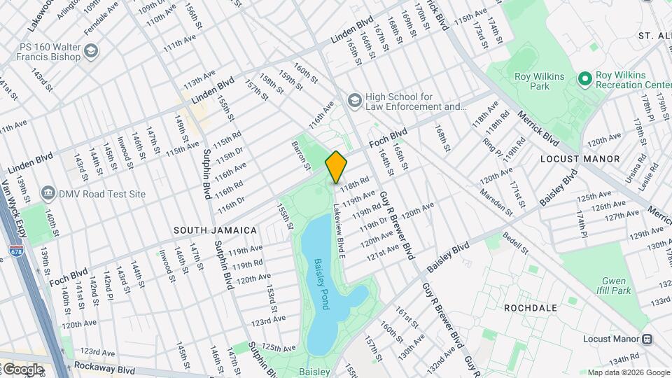 118-11 Lakeview Blvd E Mapa y Detalles de la Ubicación
