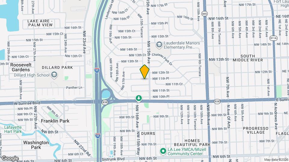 1514 NW 11th Pl Map and Location Details