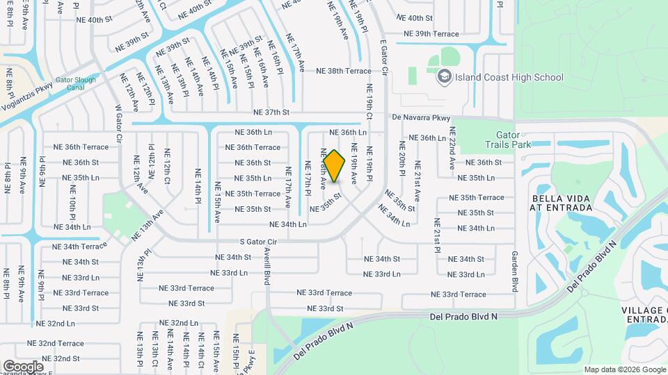 3506 NE 18th Pl Map and Location Details