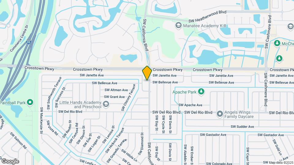 1858 SW California Blvd Map and Location Details
