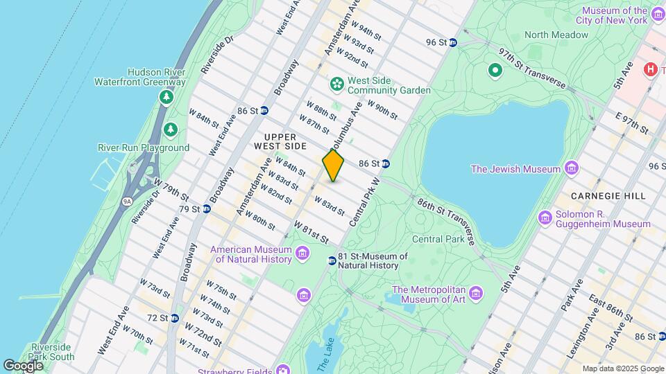 41 W 84th St Mapa y Detalles de la Ubicación