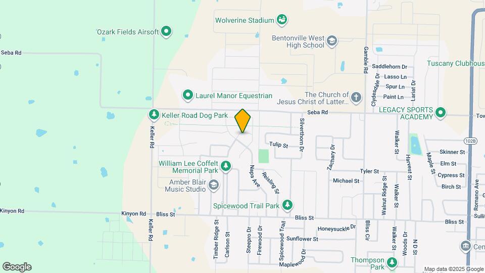 1321 Forest Dr Map and Location Details
