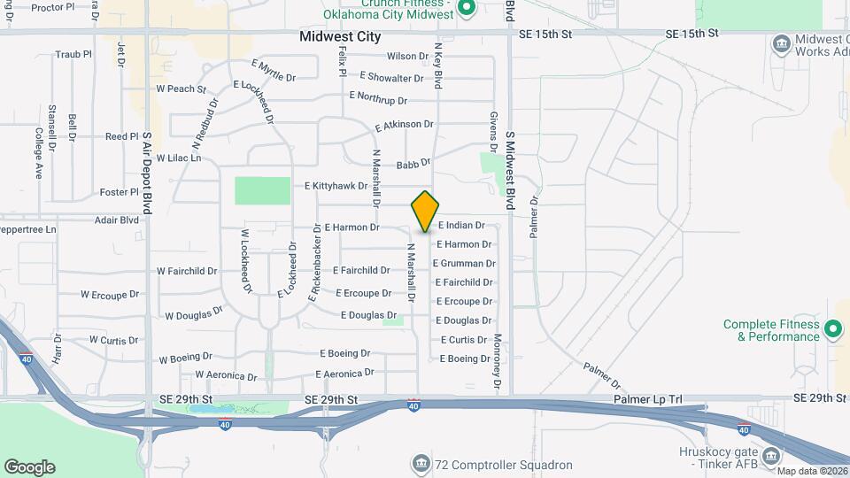 515 N Key Blvd Map and Location Details