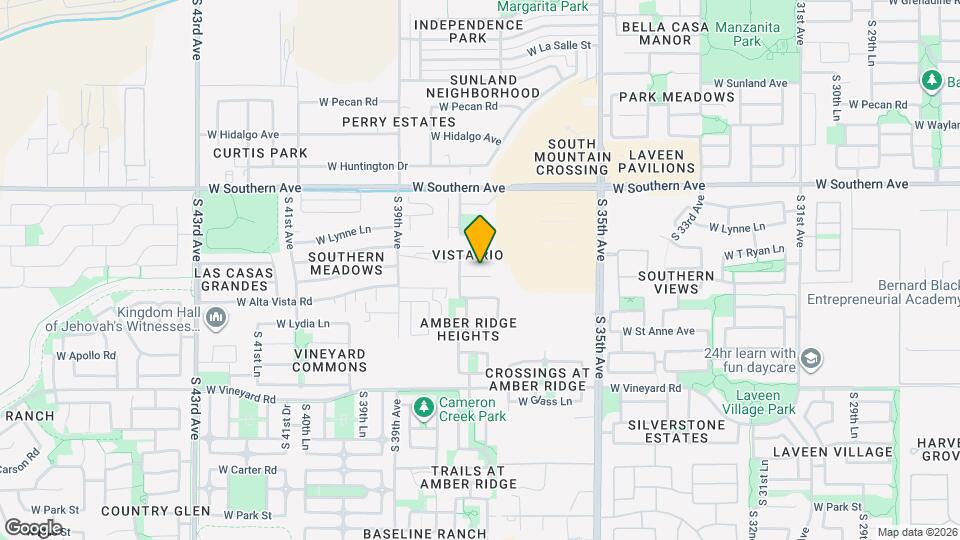 3718 W Burgess Ln Mapa y Detalles de la Ubicación